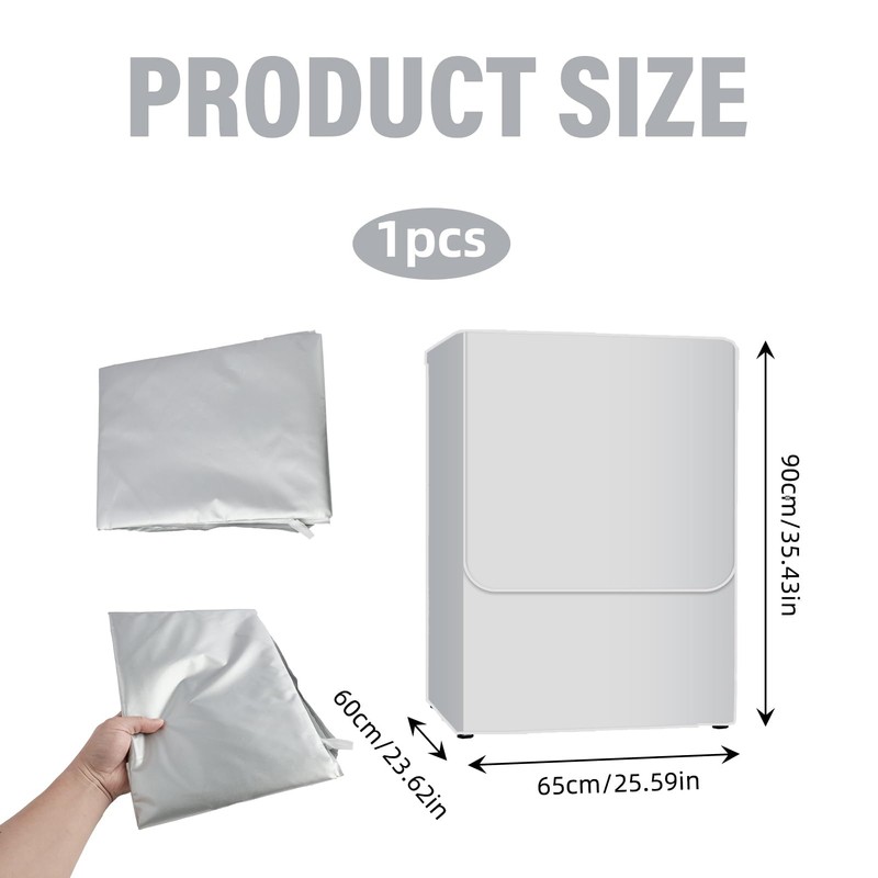 Annlpoy Washing Machine Cover Dustproof Front Loading Washing Machine for