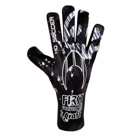 HO Soccer First Evolution III Graffiti Creepy Black Goalkeeper Gloves, Unisex Kids, Black/White, 3