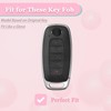 JAMCARI Key Fob Cover for Nissan - 5 Buttons Soft