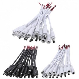 Male & Female Wire Connector Cable Set Cable BL05442 White Male 100ea