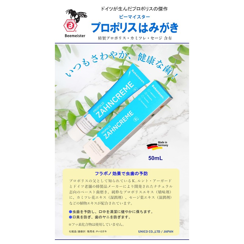 Bemeister Propolis Brushing (1.7 fl oz (50 ml), Made in