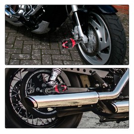 Motoforti Universal Motorcycle Slider Falling Crash Protector Red