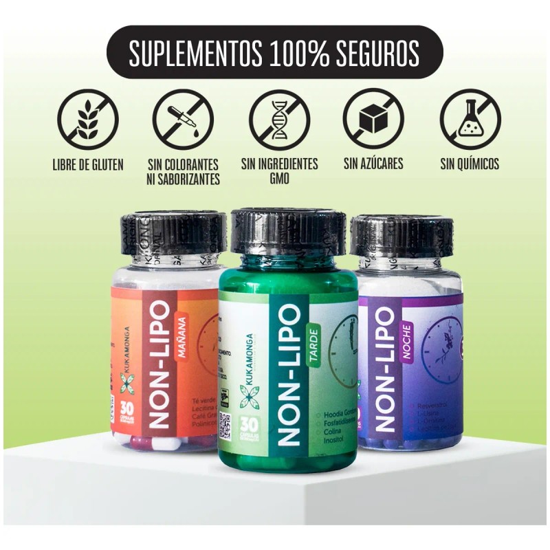 Bajar De Peso, Tratamiento Non Lipo - 30 Cápsulas