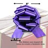 Large Purple Bow for Easter Basket - InstaBows 3 Pack