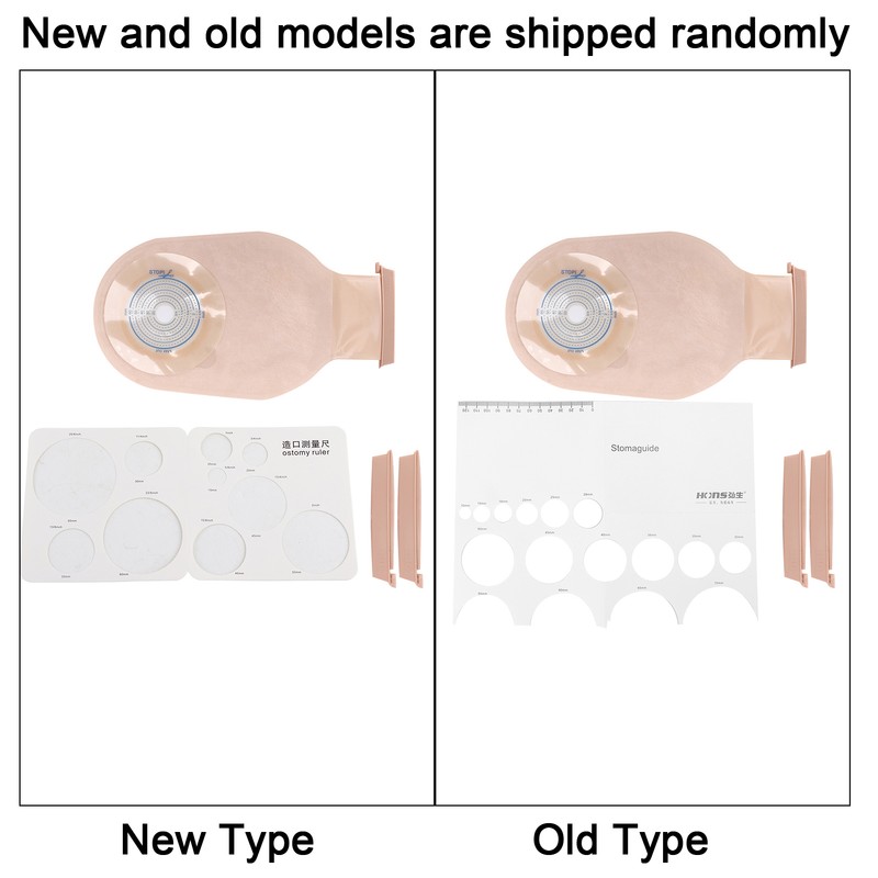 10pcs Disposable Colostomy Bag Soft Skin Friendly Ostomy Bag Pouch