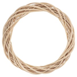 ULTNICE Grapevine Wreaths Vine Branch Christmas Rattan Wreath Decorative Wooden Twig for Craft Decor Door House Decor Wedding Decors 1pcs (Dia 30cm Burlywood)