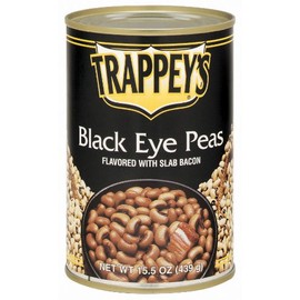 Trappey's Blackeye Peas With Bacon, 15.5 Ounce (Pack of 6)