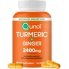Qunol Turmeric Curcumin with Black Pepper & Ginger, 2400mg Turmeric