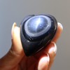 Satin Crystals Rainbow Obsidian Heart Love Gemstone 1.0-1.25 inch