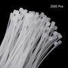 sourcing map 2000pcs 8cm/3" 11 Lbs Cable Zip Ties Self-Locking