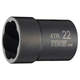 Tone 4TR-22 Tornado Socket, 1/2 inch (12.7 mm) Insertion Angle 0.9 inch (22 mm) Width of Both Sides