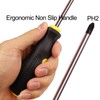 Sipery 2 Pack Phillips Screwdriver - 4 Inch Shaft, Cross-head