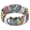ThunderFit Silicone Rings, Wedding Bands for Men, Printed Design, Breathable