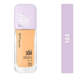 Base de maquillaje Maybelline Superstay Lumi Matte tono 123, 40 ml