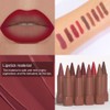 2-in-1 Gradient Lip Liner and Lipstick Lip Combo Set, Matte