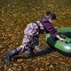 NEYGU Breathable and Waterproof Kids Chest Wader with Rubber Boots.