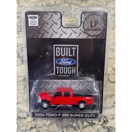 MOTORMAX LP Diecast Garage Exclusive 2004 Ford F-250 1/64 Bright Red
