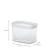 Emsa 513557 Optima rectangular dry goods storage container with lid,