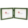 Lawrence Frames Collection Hinged Double Horizontal Wood Picture Frame Gallery,