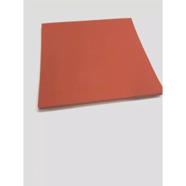 Ja-Bar Silicone Corp Silicone Rubber Solid Sheet 1/4'' Thk x 6'' x 6'' Square  US Hi-Temp 60 Duro