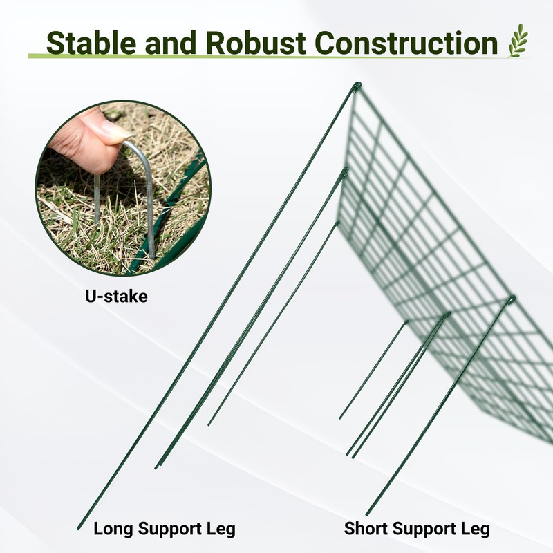 Toriexon Cucumber Trellis for Raised Bed, 48" L x 48"