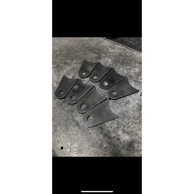 Mfab 8x weld on axle tab / traction bar mount