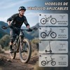 West Biking Espejo de bicicleta – Espejo retrovisor estable para