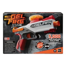 Lanzador Nerf Pro Gelfire Legion 5000 Recargas Gelfire +14 Negro