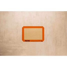 Silpat Premium Non-Stick Silicone Baking Mat, Petite Jelly Roll Size, 8-1/4 x 11-3/4, AE295205-01,Orange