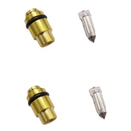 Twin Carb 2 Pack Needle Valve Seat Kit Replacement for 717 Sea Doo HX 1995-1997 SPX 1996 GTI 1996 XP 1995 GP800/GP800R 1998-2005 XL 800/XLT 800 2000-2004