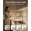 EZVALO Under Cabinet Lighting Wireless, 8'' 1800mAh Rechargeable Closet Light,