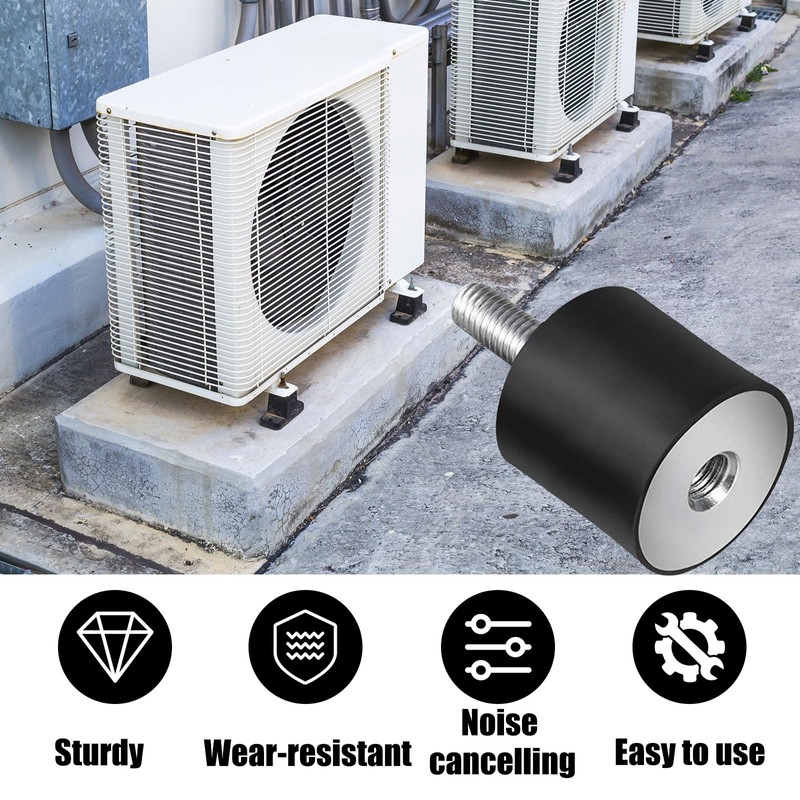 Sctmda Engine Mount Vibration Damper M8 Pack of 4 Anti