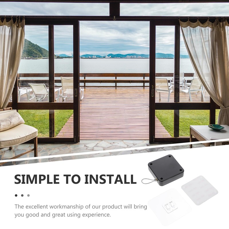 Automatic Sliding Screen Door Closer for Residential Use - Punch-Free