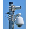 QWORK® Universal Vertical Pole Mount with 3 Pipe Clamps Dia