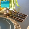 Argon Tableware Stainless Steel Dessert Spoons - 20cm - Copper