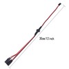 3Pcs RC Models JR Extension Cable, 1-to-2 Y Magnetic Snap-on