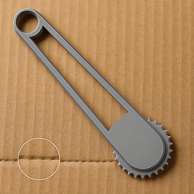 Tabanzhe Cardboard Box Punch Tool DIY Cardboard Perforator 3D Printed