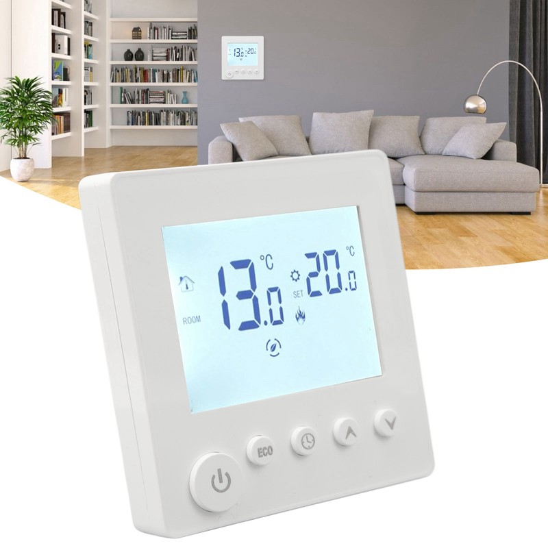 Digital Thermostat LCD Display Timing Temperature Controller for Heating