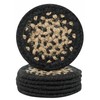 Manchester Premium Jute Braided Coaster by Homespice 4" (Set of