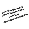 Mnneryss 6PCS Matte Black AT4 HD Emblems Sierra Letters Compatible