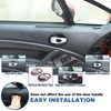 ABS Interior Door Handle Bowl Trim Compatible with Mitsubishi Eclipse