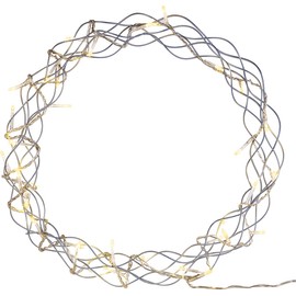 Lunartec LED Light Wreath: LED Light Wreath for Windows, Doors and Much More, 32 Warm White LEDs, Diameter 30 cm (LED Wreath Window, Light Wreath Window, Illuminated For)