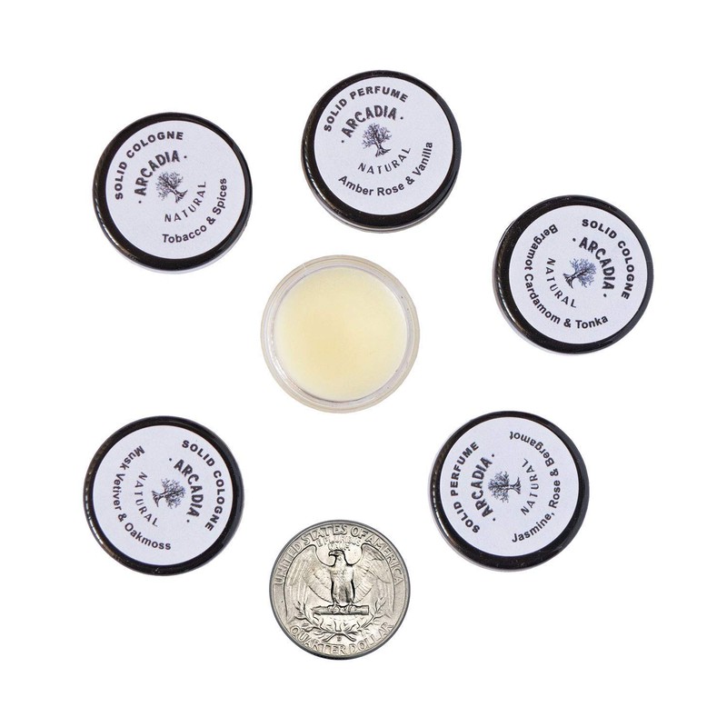 11 Solid cologne samples (MASCULINE SCENTS - Citrus, Fresh, Clean,