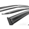 IM 4 Pc Chrome Trim Window Visor Deflector Sun Rain