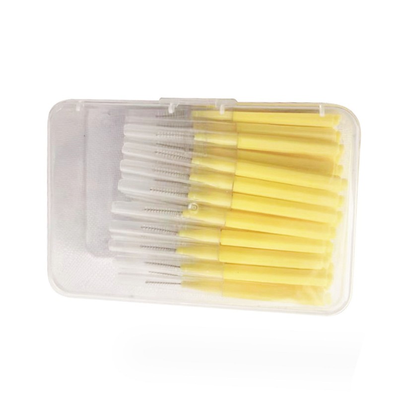 40pcs Dental Interdental Brushes for Braces 0.4mm Ultra Fine Soft