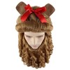 Cowardly Lion Wig & Beard Set, Brown Adult HM-245