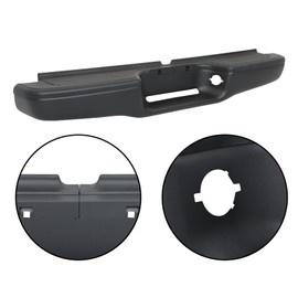 LABLT Steel Rear Step Bumper Chrome Finishi Replacement for Tacoma 1995 1996 1997 1998 1999 2000 2001 2002 2003 2004 Replacement for TO1102215 2283598113