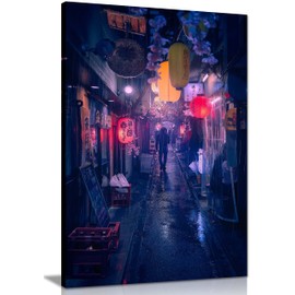 Panther Print Fine Art Prints 31 x 20 cm Tokyo Blue Alley Canvas Print