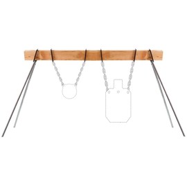 Highwild AR500 Target Stand Kit - 2x4 Mounting Bracket with Target Hanging Hook