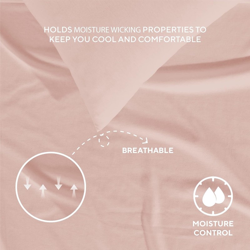 Sleepdown Jersey Sheet Set - Blush, Queen (4 Piece)